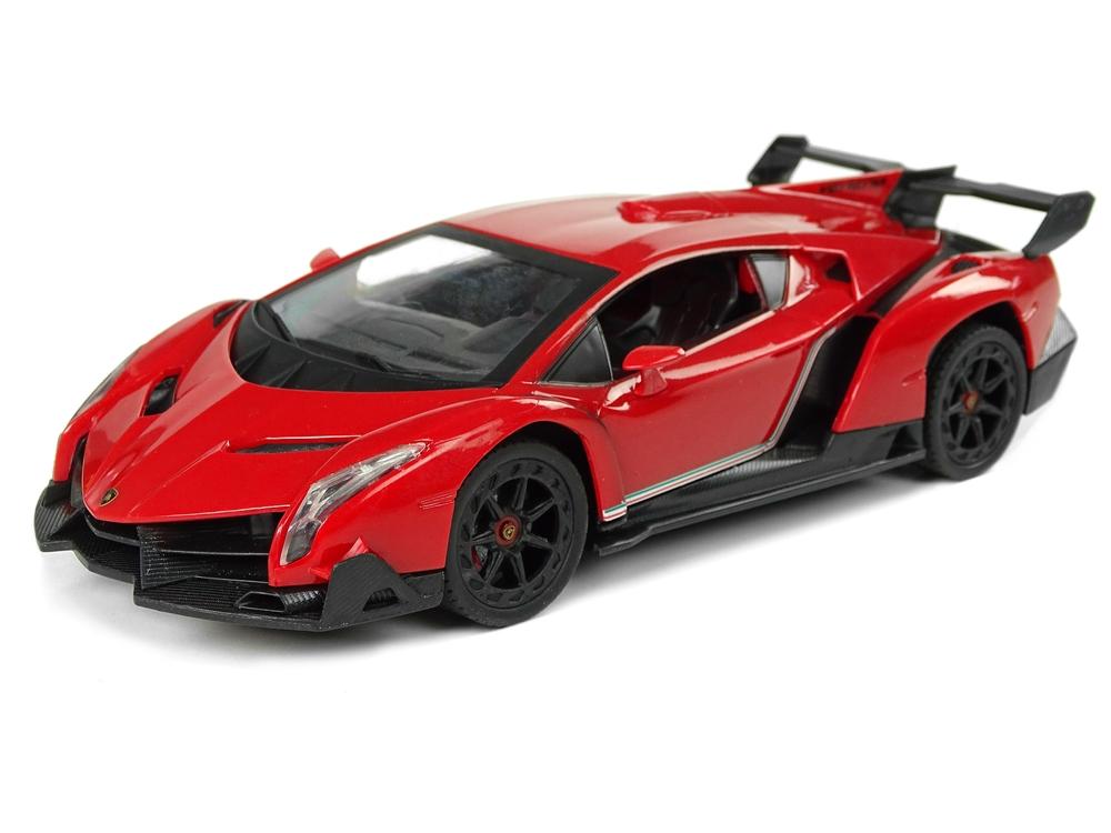 1:24 R/C Lamborghini Veneno Red - Realistiska ljus & 2,4G-kontroll