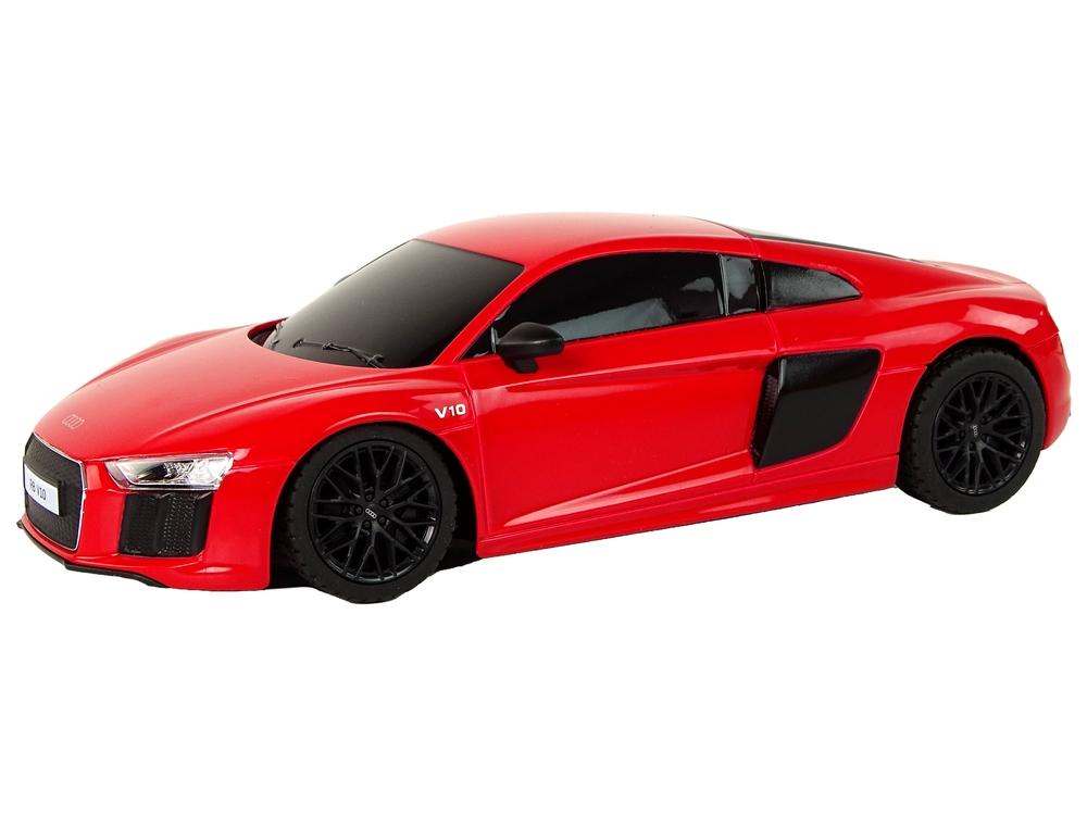 1:24 Röd Audi R8 R/C bil - Realistisk, hållbar, rolig