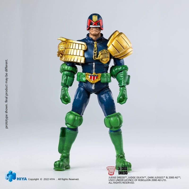 2000 AD Udsøgt Mini Action Figur 1/18 Dommer Dredd stirrer ind i Dredds knytnæve 10 cm