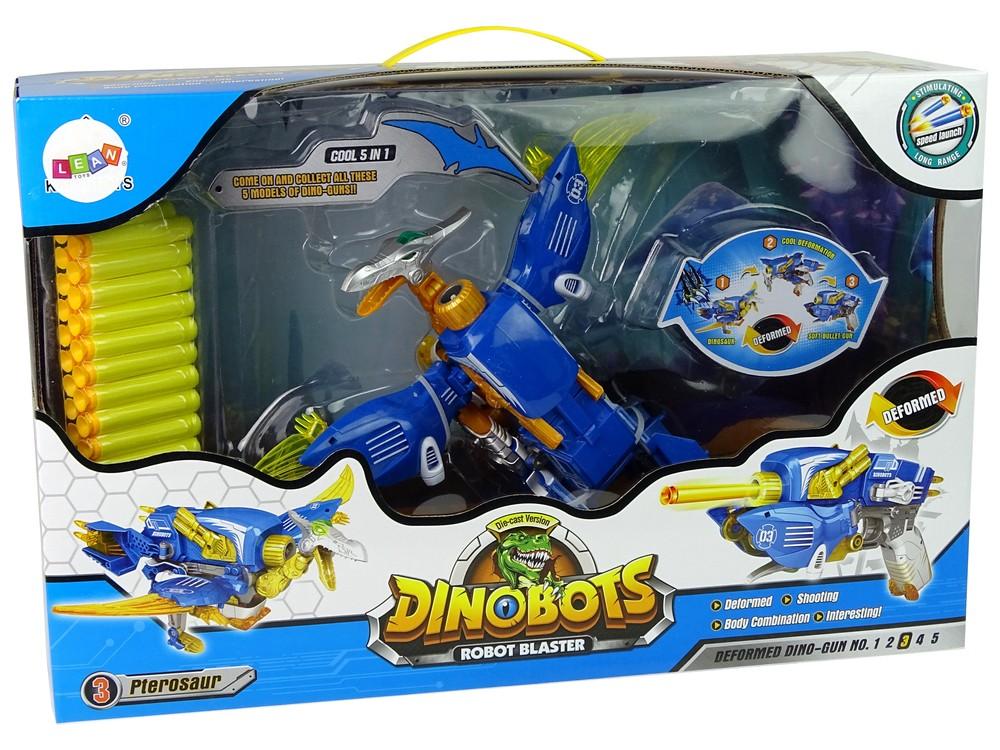 2-i-1 Pterosaur Shotgun: Transforming Dino Fun for Kids