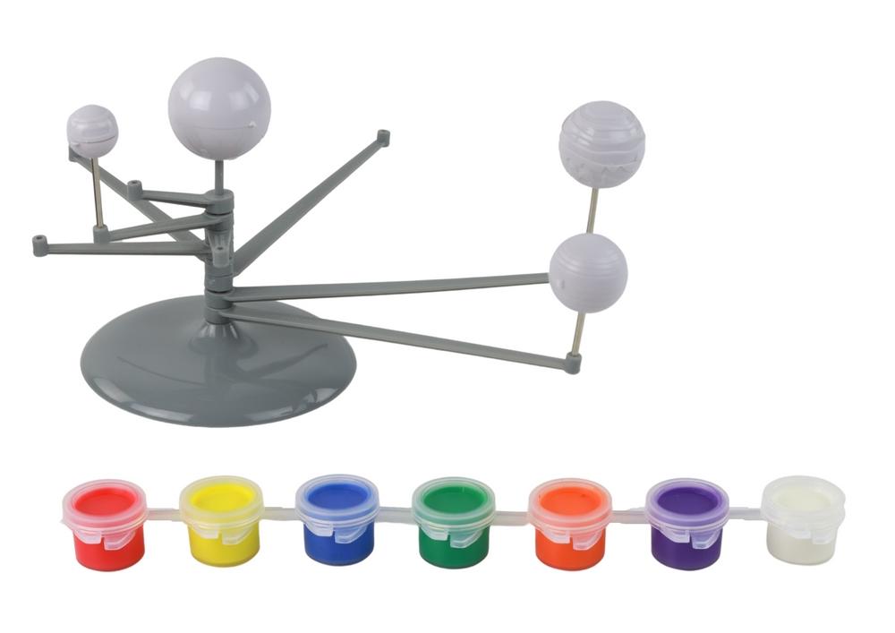 3D Solar System Kit: Montera, måla och glöd i mörkret