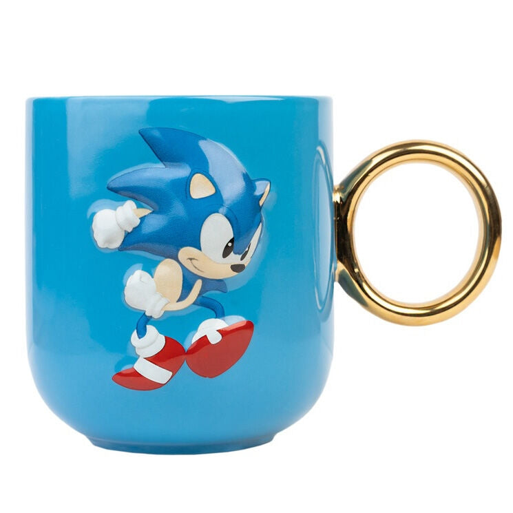 3D Sonic The Hedgehog Mugg, 350 ml kapacitet