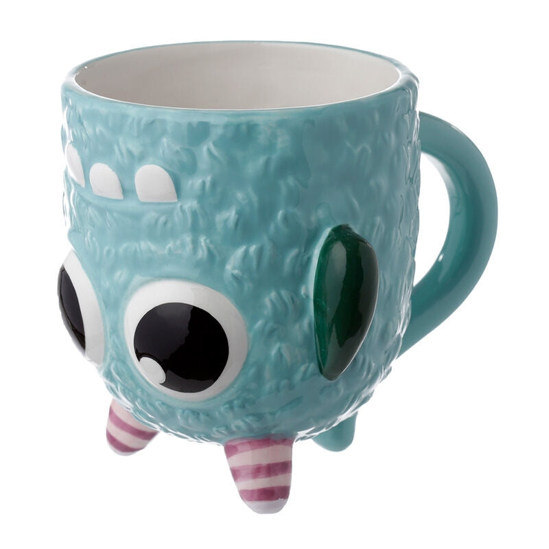 3D blå mugg, 550 ml kapacitet, Monstruo Monstarz Design