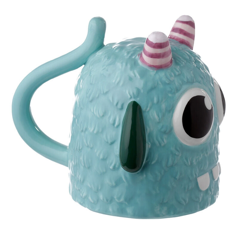 3D blå mugg, 550 ml kapacitet, Monstruo Monstarz Design