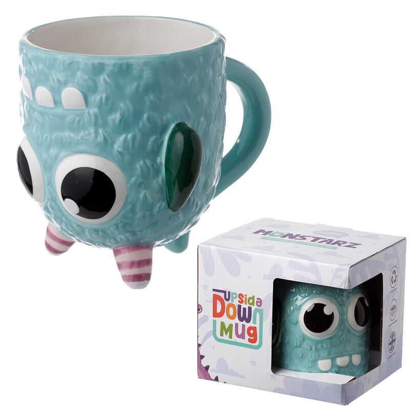 3D blå mugg, 550 ml kapacitet, Monstruo Monstarz Design
