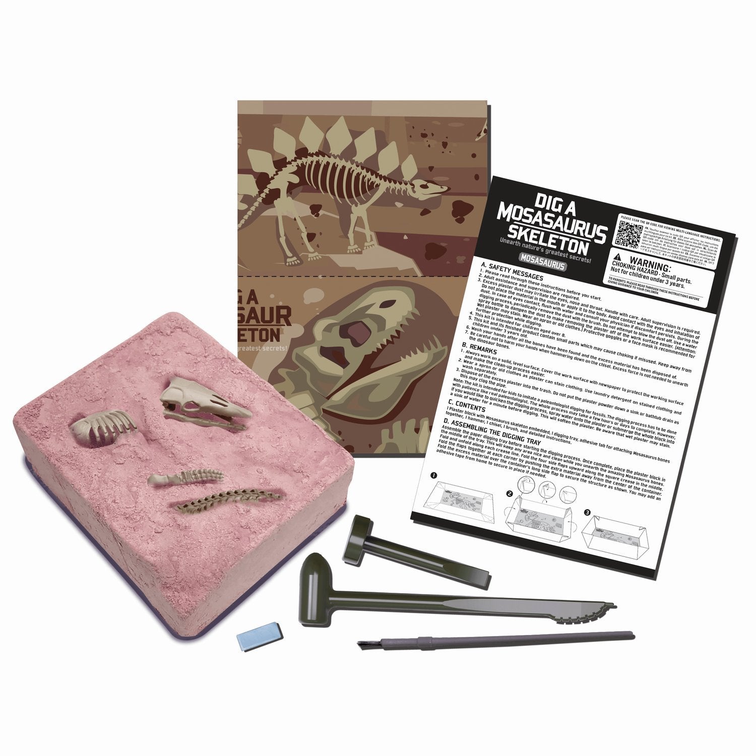 4M Craft Kit "Dig A Mosasaurus Skeleton"