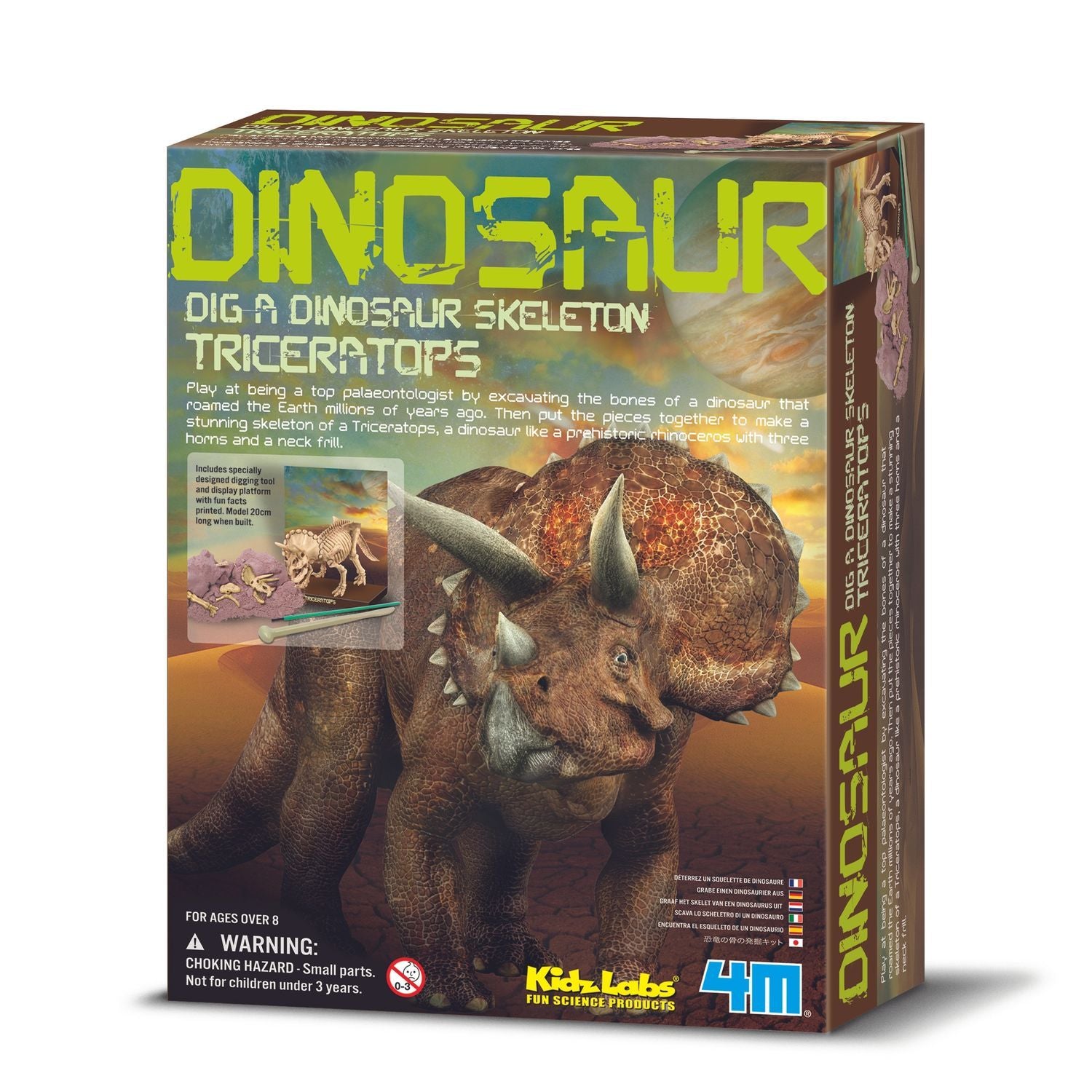 4M Craft Kit Dig A Triceratops