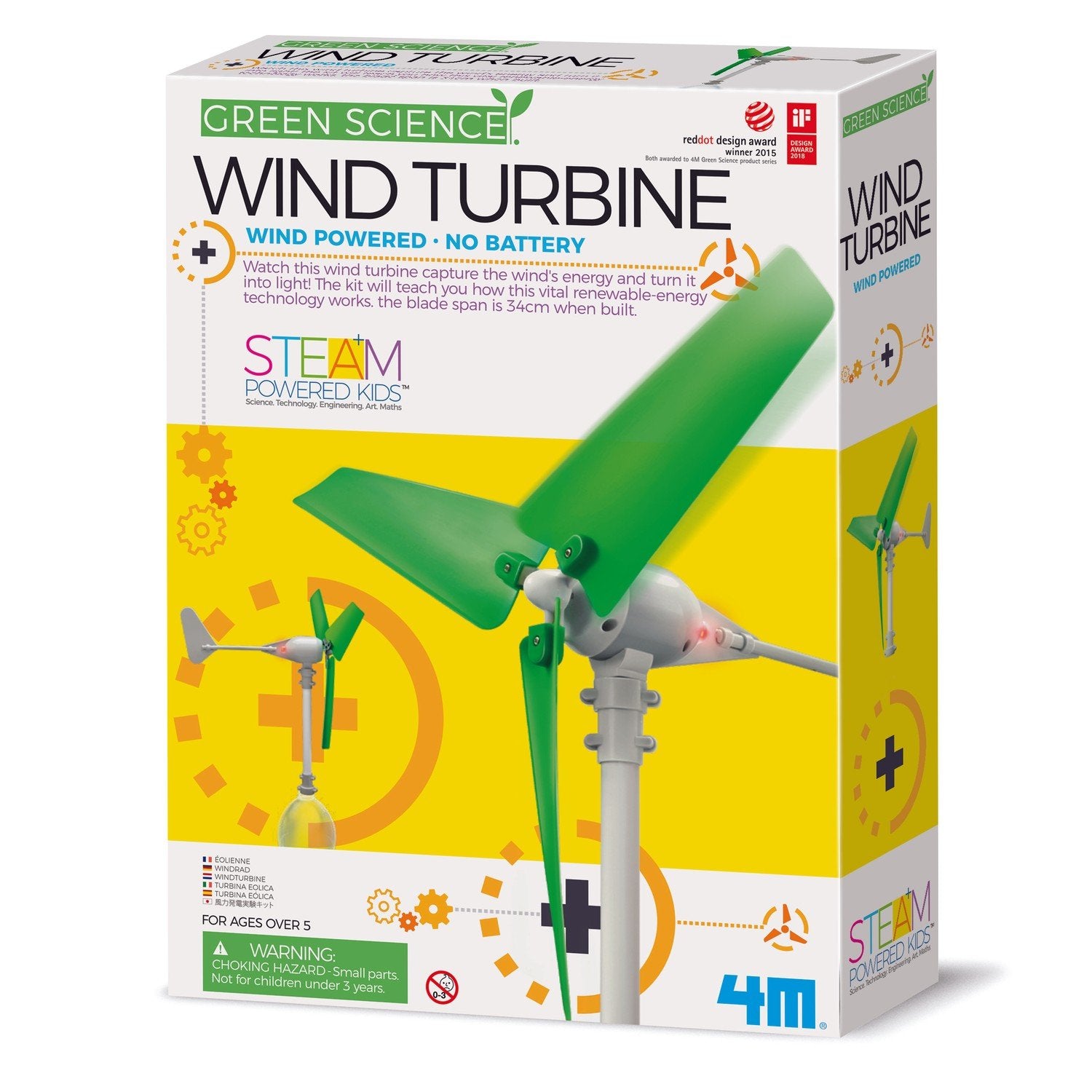 4M Green Science DIY Set Wind Turbine