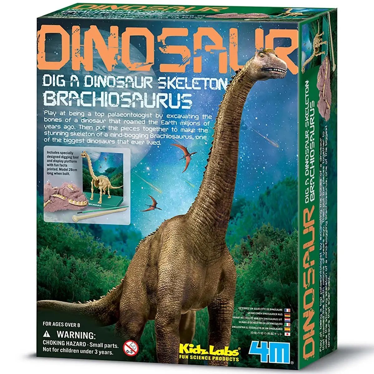 4M Kidzlabs Craft Kit "Brachiosaurus Skeleton"