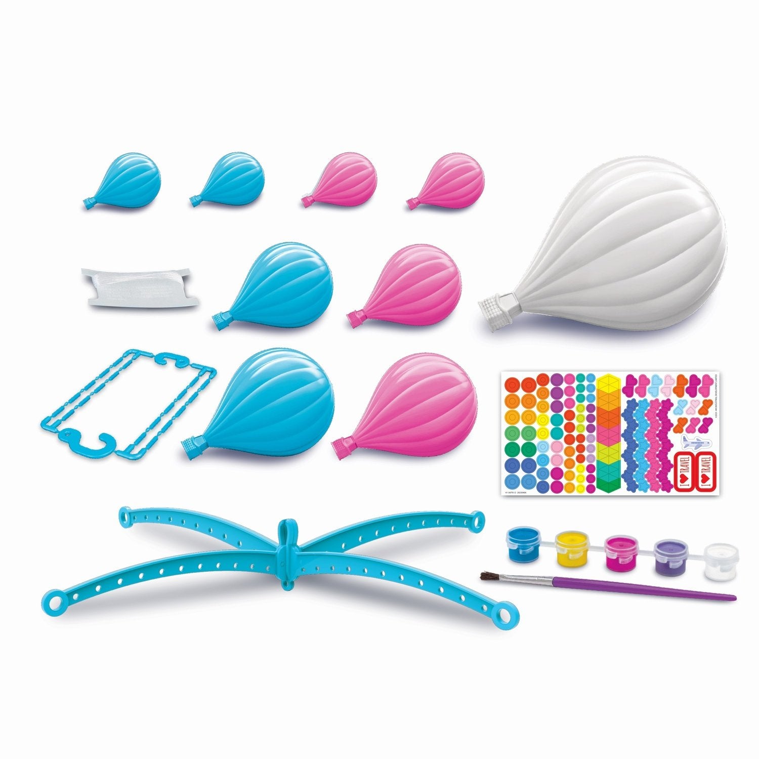 4M Kidzmaker DIY Set Måla dina egna varmluftsballonger Mobil