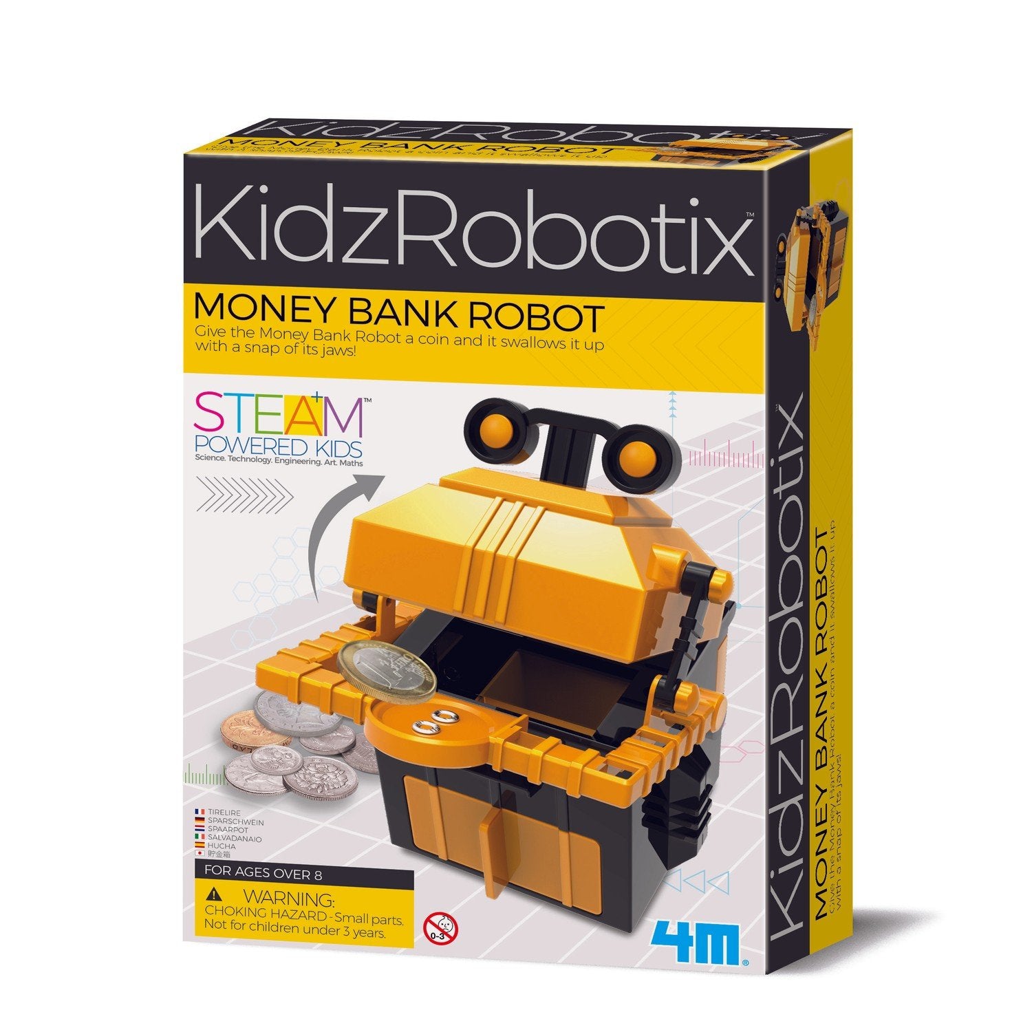 4M Kidzrobotix DIY Set Money Bank Robot