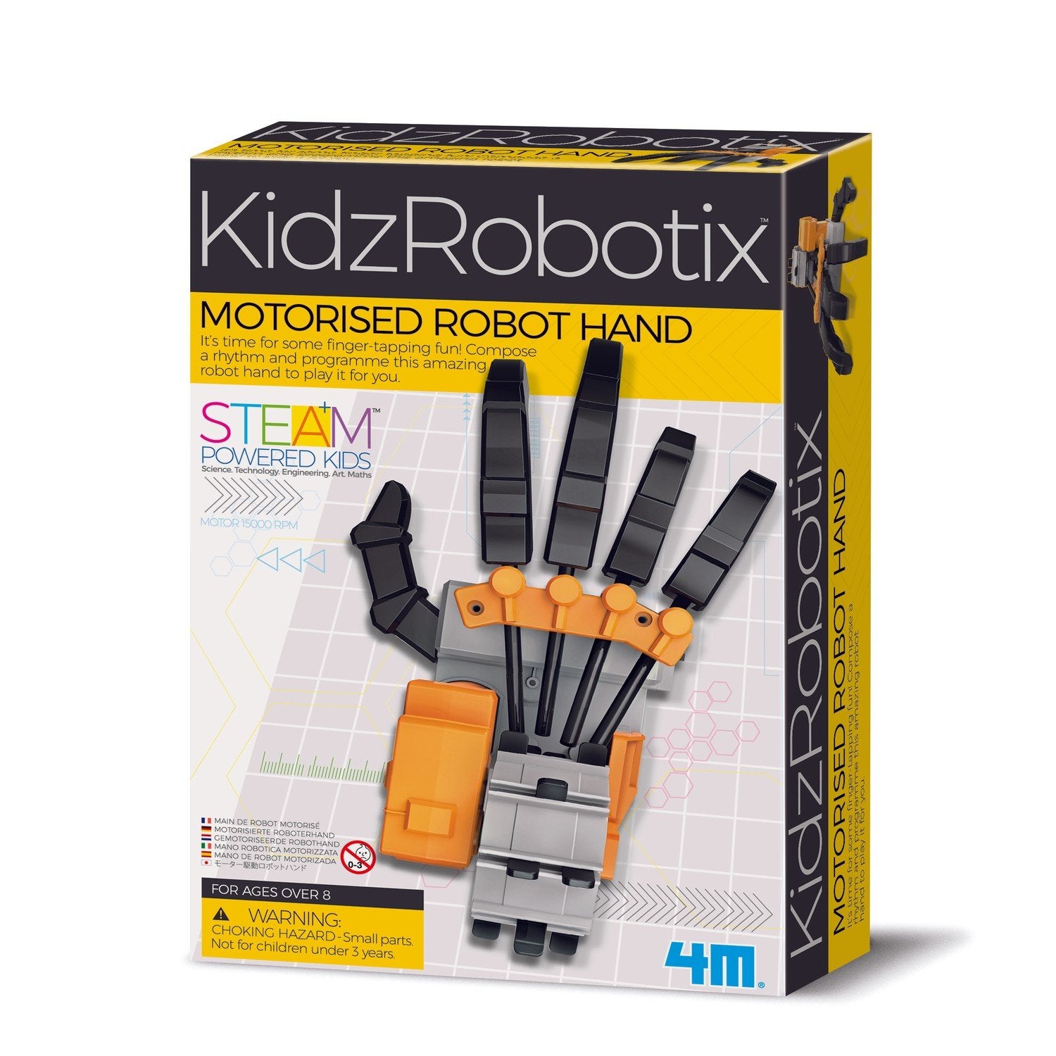 4M Kidzrobotix DIY Sæt Motoriseret Robot Hånd