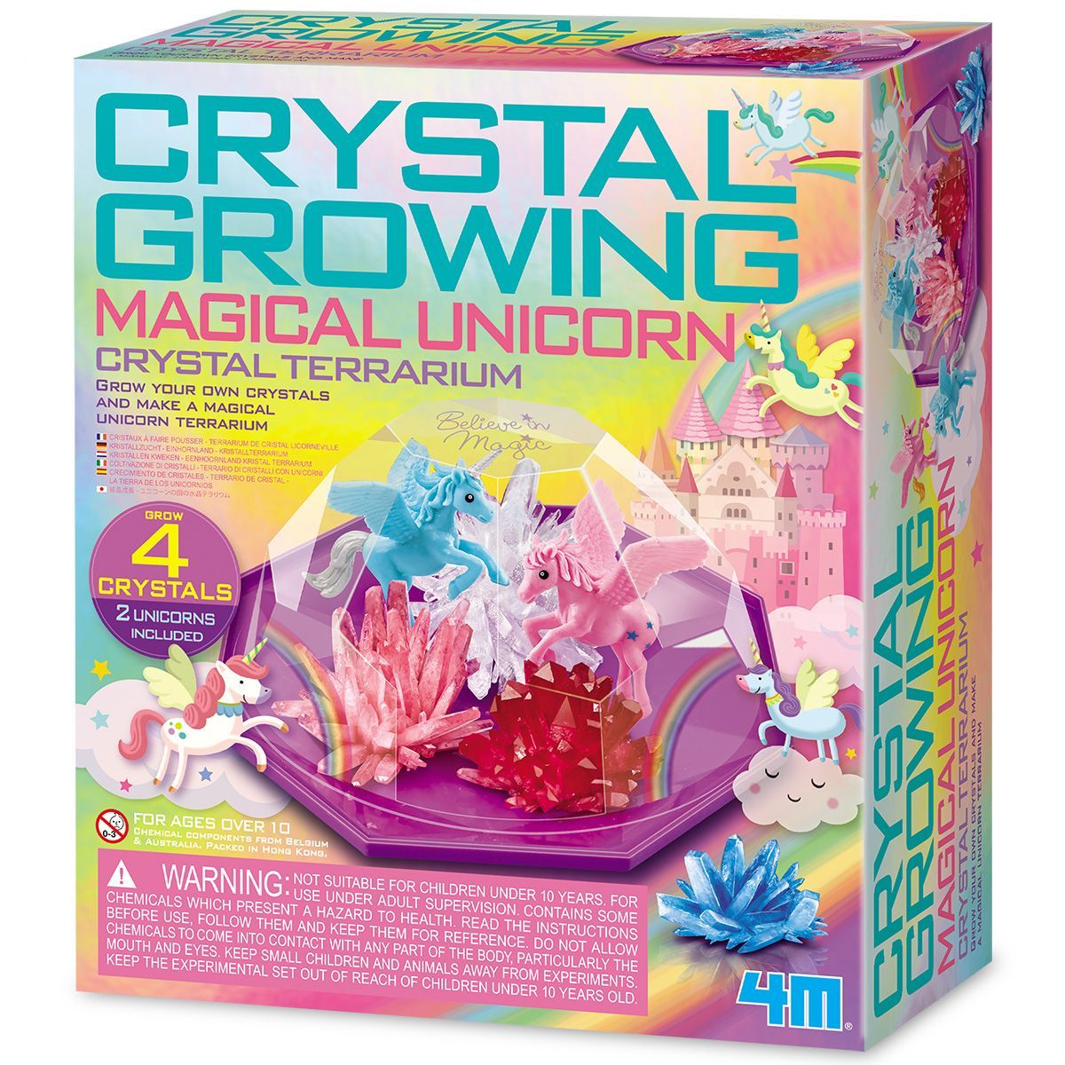 4M DIY Magical Unicorn Crystal Terrarium Kit