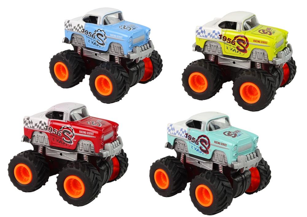 4x4 Classic Large Wheel Monster Truck - 4 farver tilgængelige