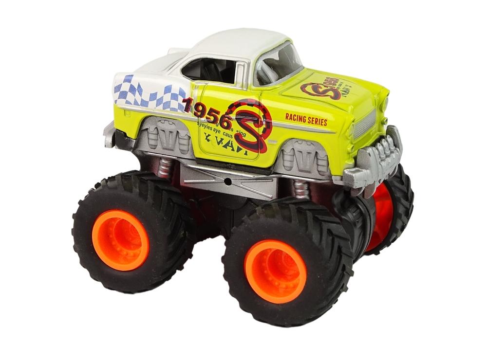 4x4 Classic Large Wheel Monster Truck - 4 farver tilgængelige