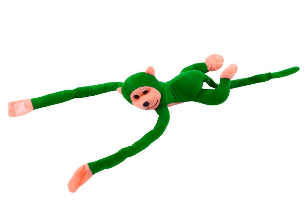 60 cm Green Plush Monkey Mascot med lyd og velcro