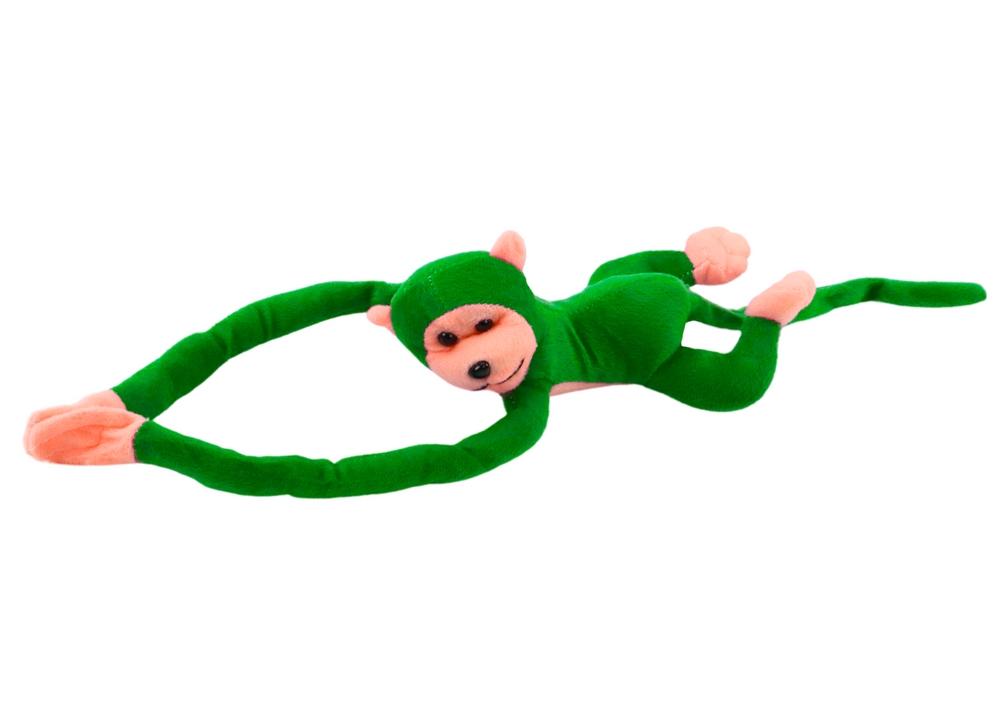 60 cm Green Plush Monkey Mascot med lyd og velcro