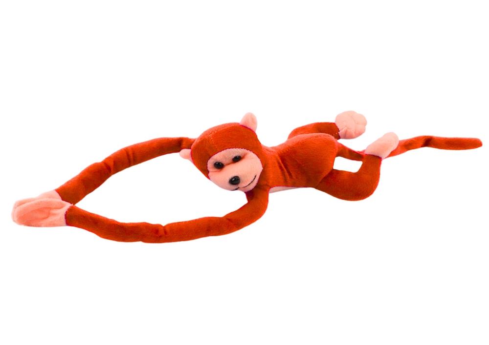 60 cm Plys Monkey Mascot med lyd, velcro og charme