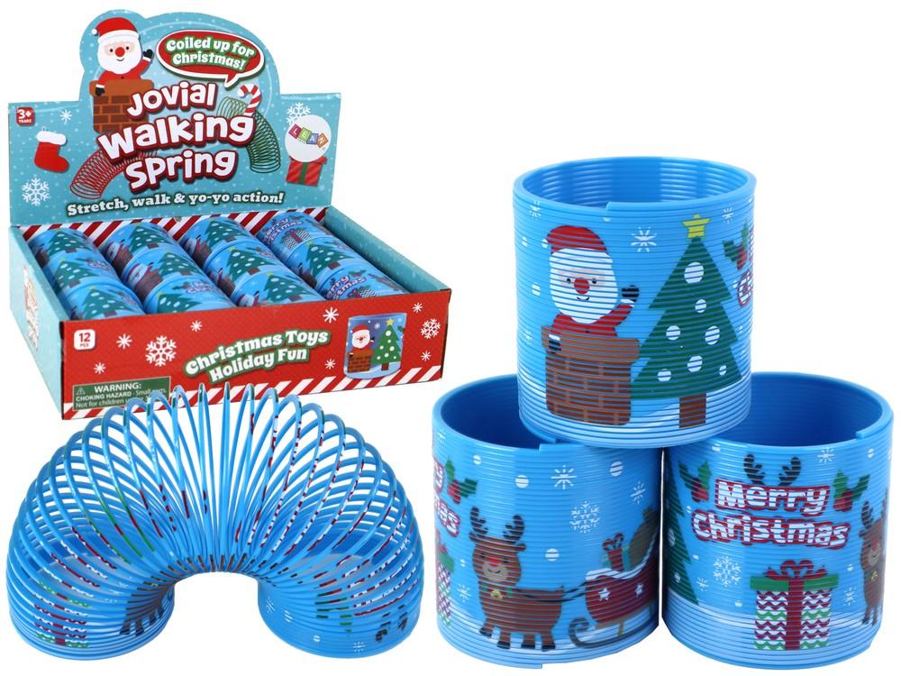 6CM Blue Spring: Christmas Fun & Stress Relief Toy