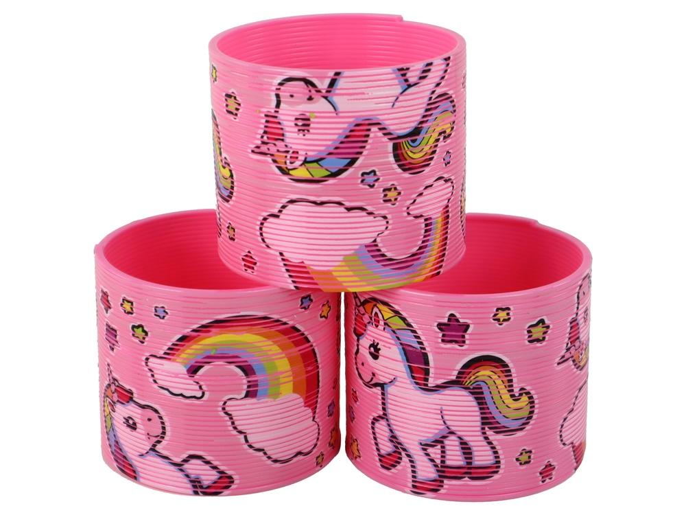 6 CM Pink Unicorn Rainbow Spring: Stress Relief &amp; Fun Legetøj