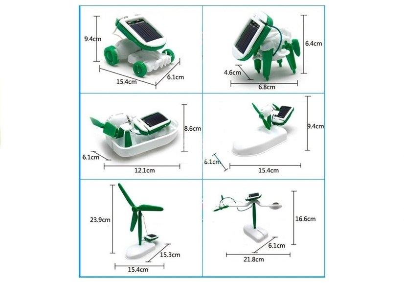 6-i-1 Solar Robot Kit: Miljøvennlig STEM-moro for barn