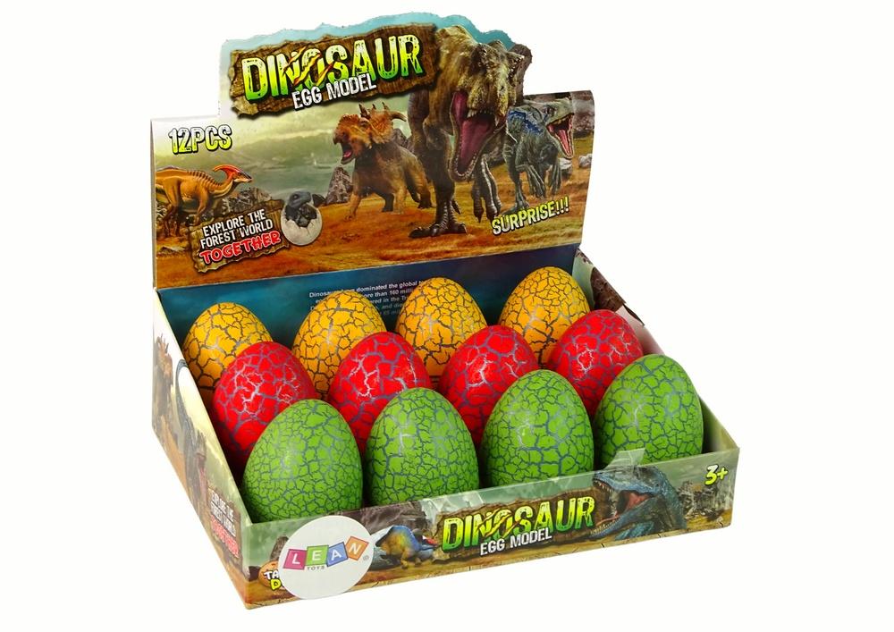 8 cm Dinosaurieägg kläcks i vatten - 3 färger tillgängliga