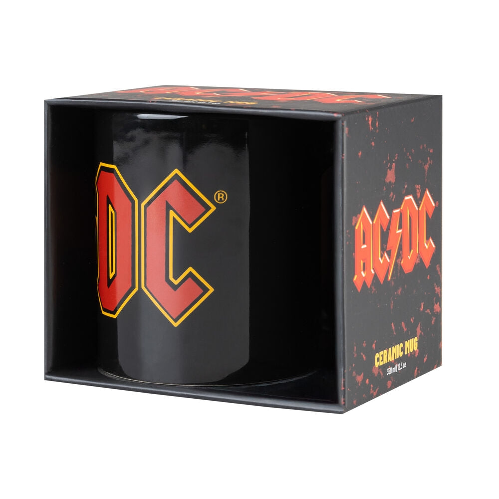 AC/DC-mugg 350ml, keramisk kaffekopp för fans