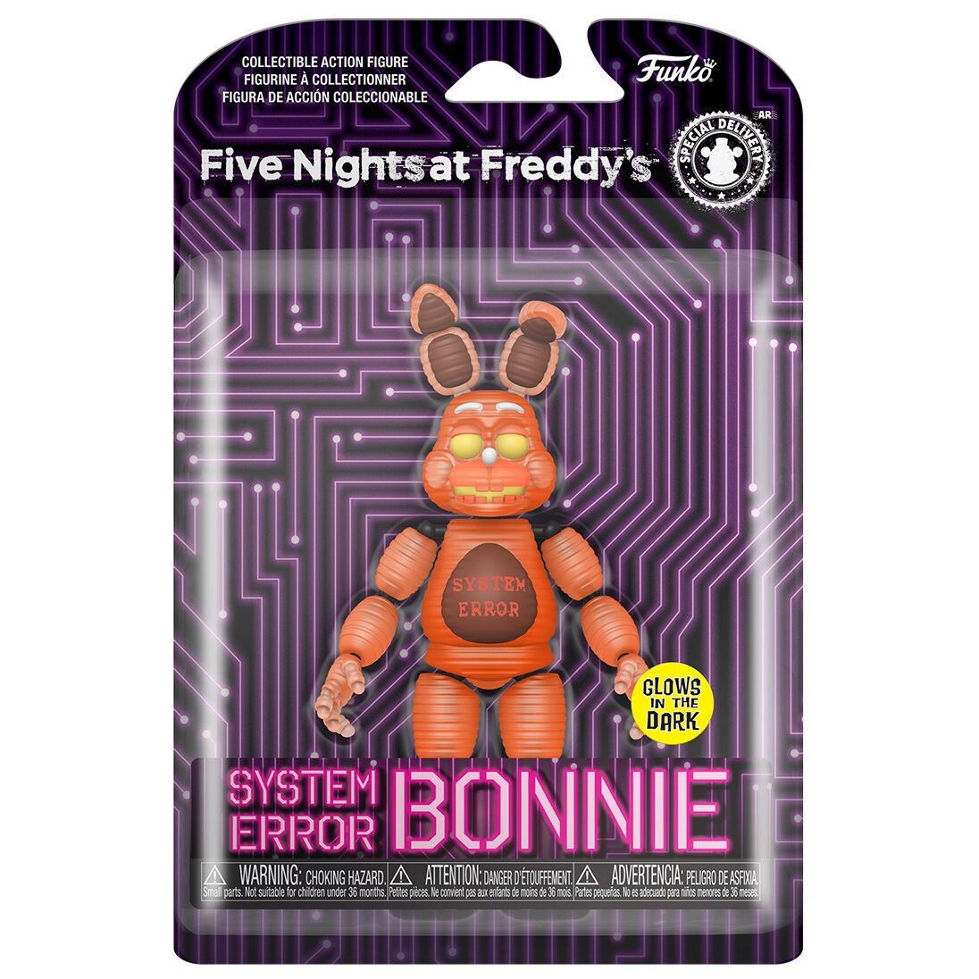 Actionfigur fredag ​​aften ved Freddys systemfejl Bonnie