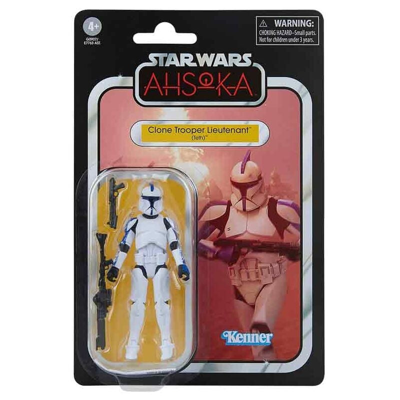 Ahsoka Clone Trooper Lieutenant Figur, 9,5 cm samlarobjekt