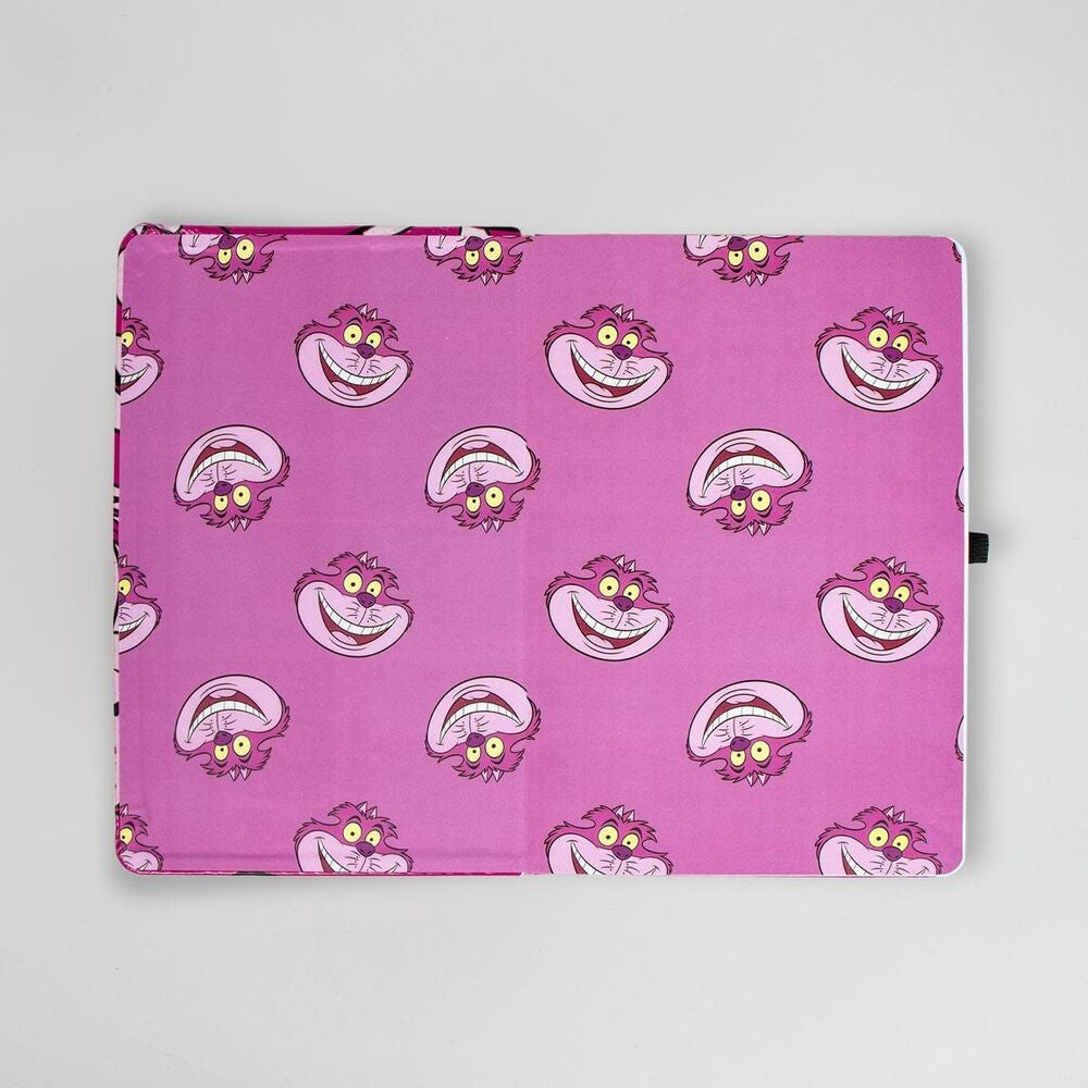 Alice i Underlandet Cheshire Cat Notebook, 120 sidor