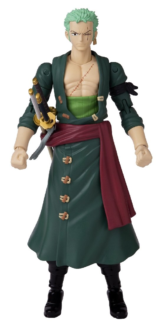 Anime Heroes Once Piece Figur med tilbehør, 16 Cm - Roronoa Zoro