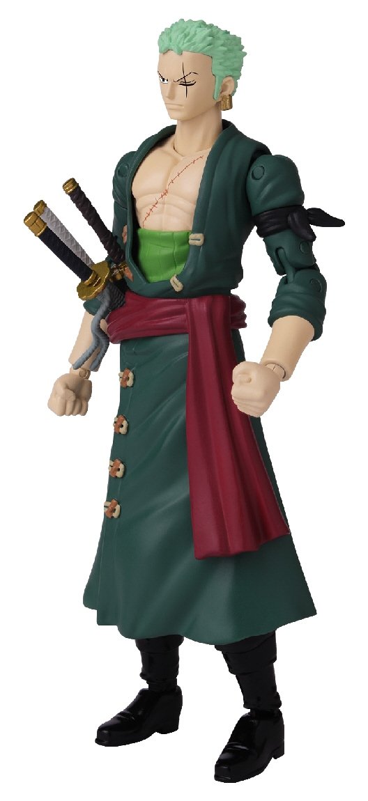 Anime Heroes Once Piece Figur med tilbehør, 16 Cm - Roronoa Zoro