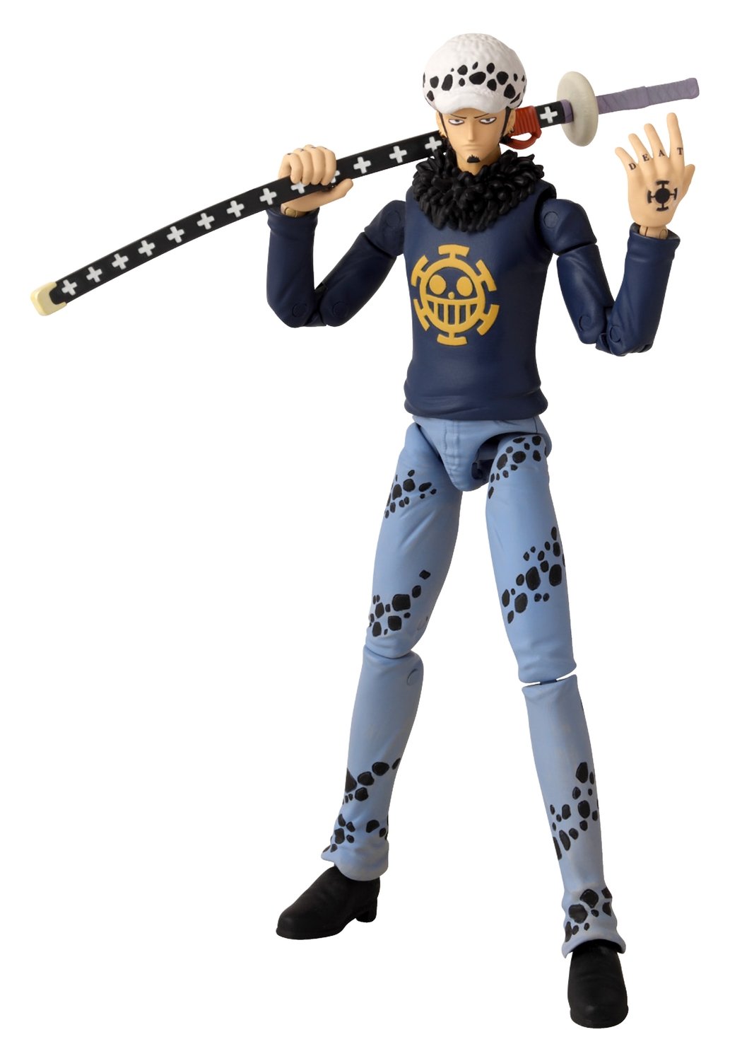 Anime Heroes One Piece Figur med tilbehør, 16 Cm - Trafalgar D. Law