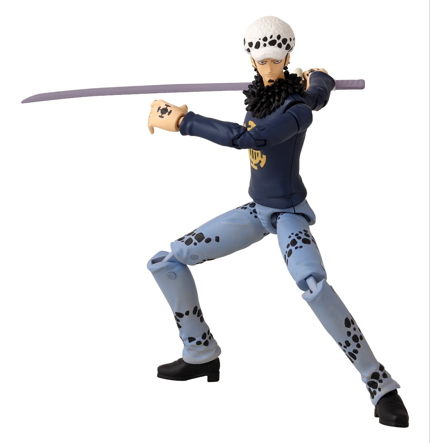 Anime Heroes One Piece Figur med tilbehør, 16 Cm - Trafalgar D. Law