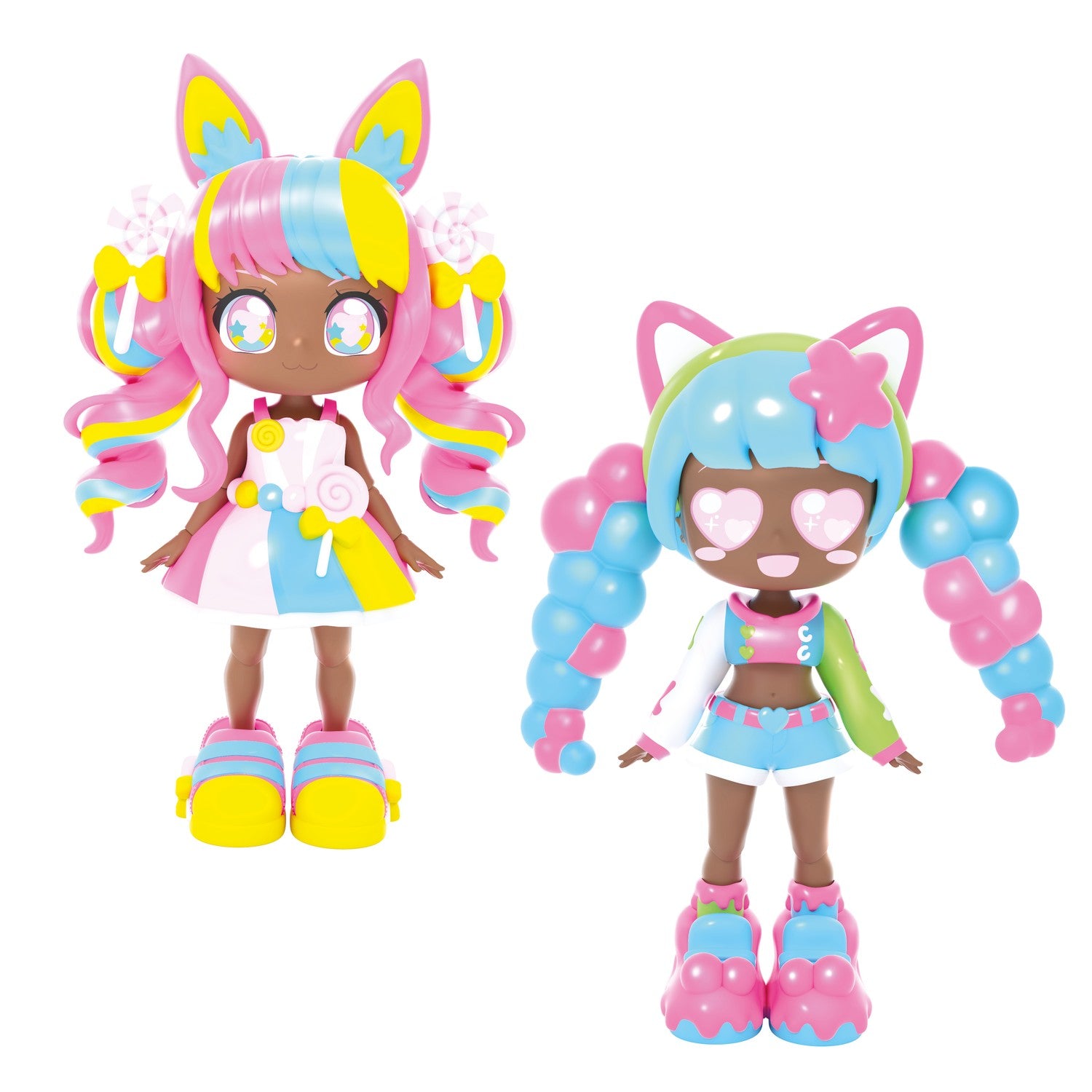 Anime-dockor, 14 cm, 32 stilkombinationer