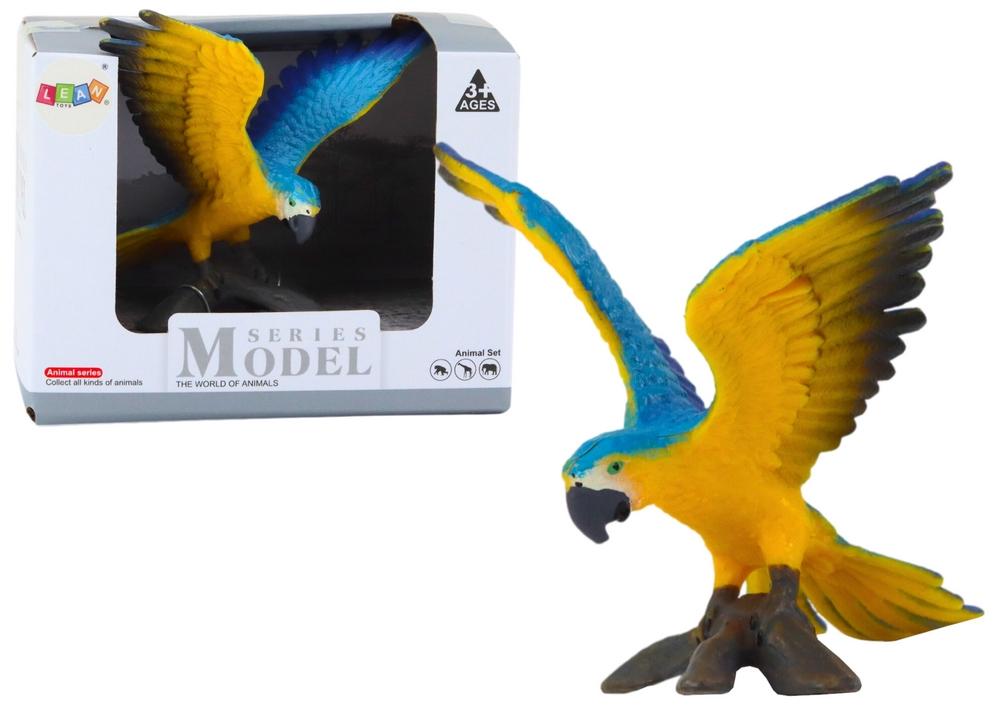 Ararauna Ara papegøyefigur - 7 cm Blue &amp; Yellow Delight