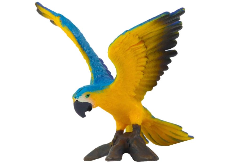 Ararauna Ara papegøyefigur - 7 cm Blue &amp; Yellow Delight