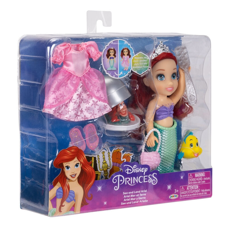 Ariel Doll 15cm - Den lilla sjöjungfruns land- och havsfigur