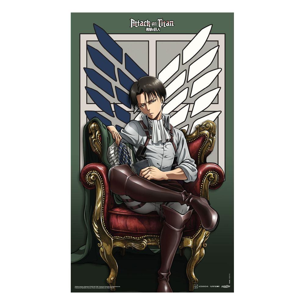 Attack on Titan Stofplakat Levi 70 x 120 cm