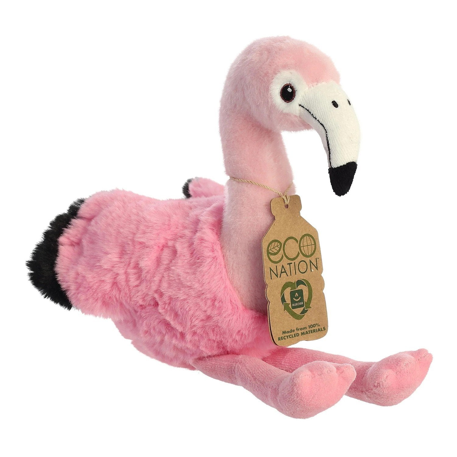 Aurora Eco Nation Plyschleksak Flamingo, 24 Cm