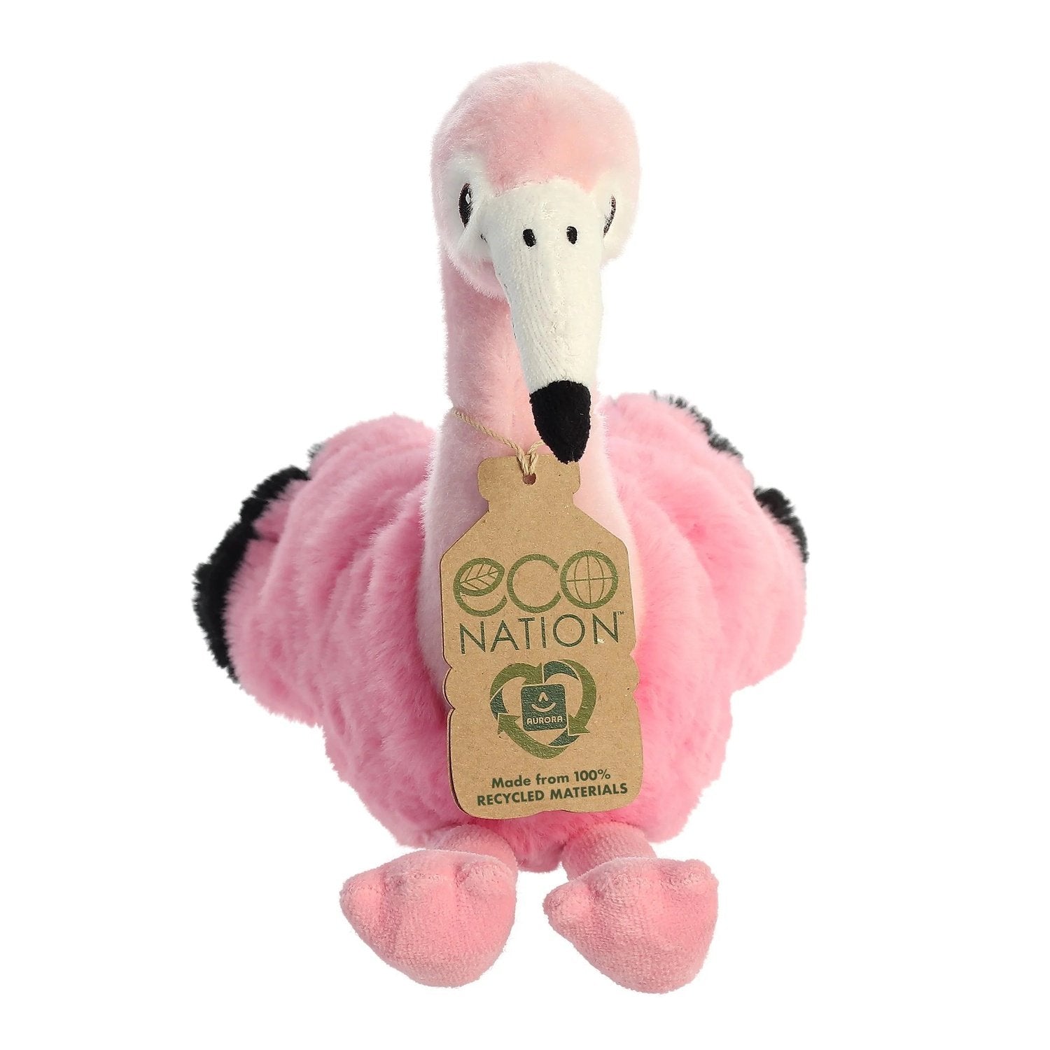 Aurora Eco Nation Plyslegetøj Flamingo, 24 Cm