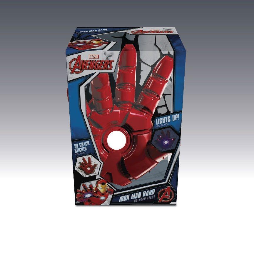 Avengers 3D LED lys Iron Man Hand