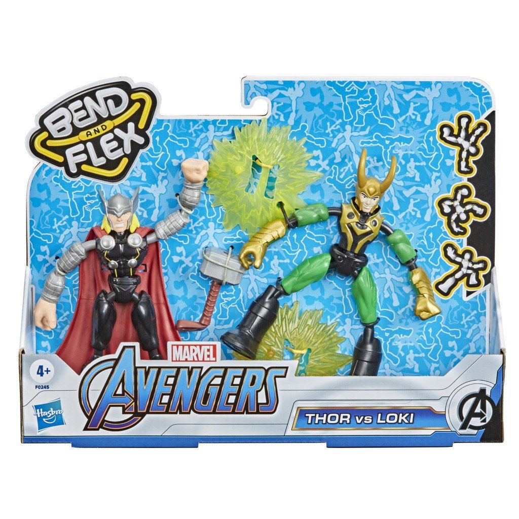 Avengers Figure Bend And Flex 2-pak