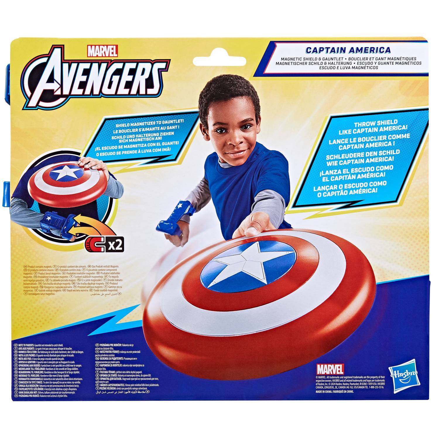 Avengers rollespill Captain America Magnetic Shield And Gauntlet