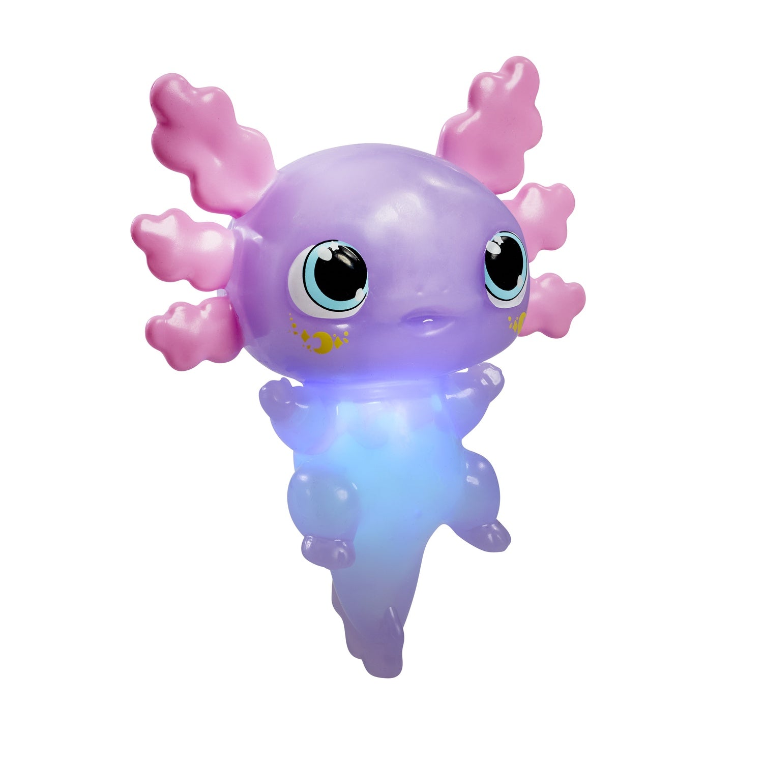 Axolotl-leksak med taktila pärlor som lyser i mörkret