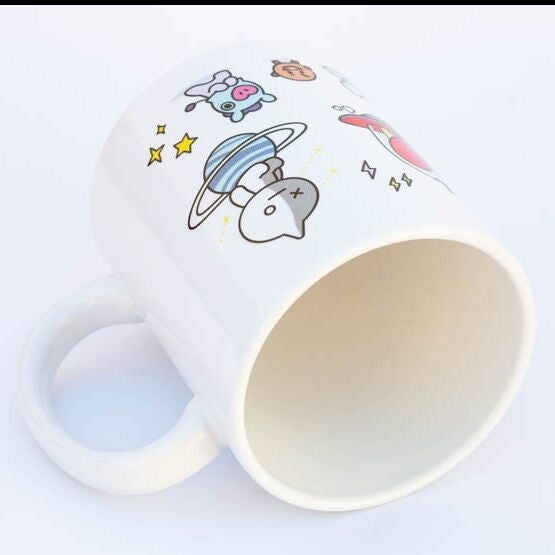 BT21 Characters Mug, 330 ml kapacitet, keramiskt material