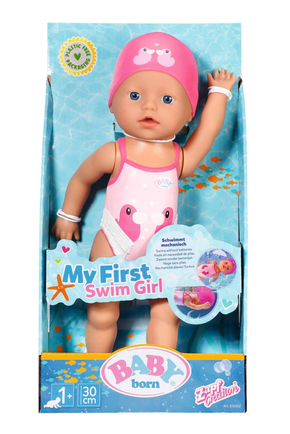 Baby Born Doll Simning Lissi, 30 Cm