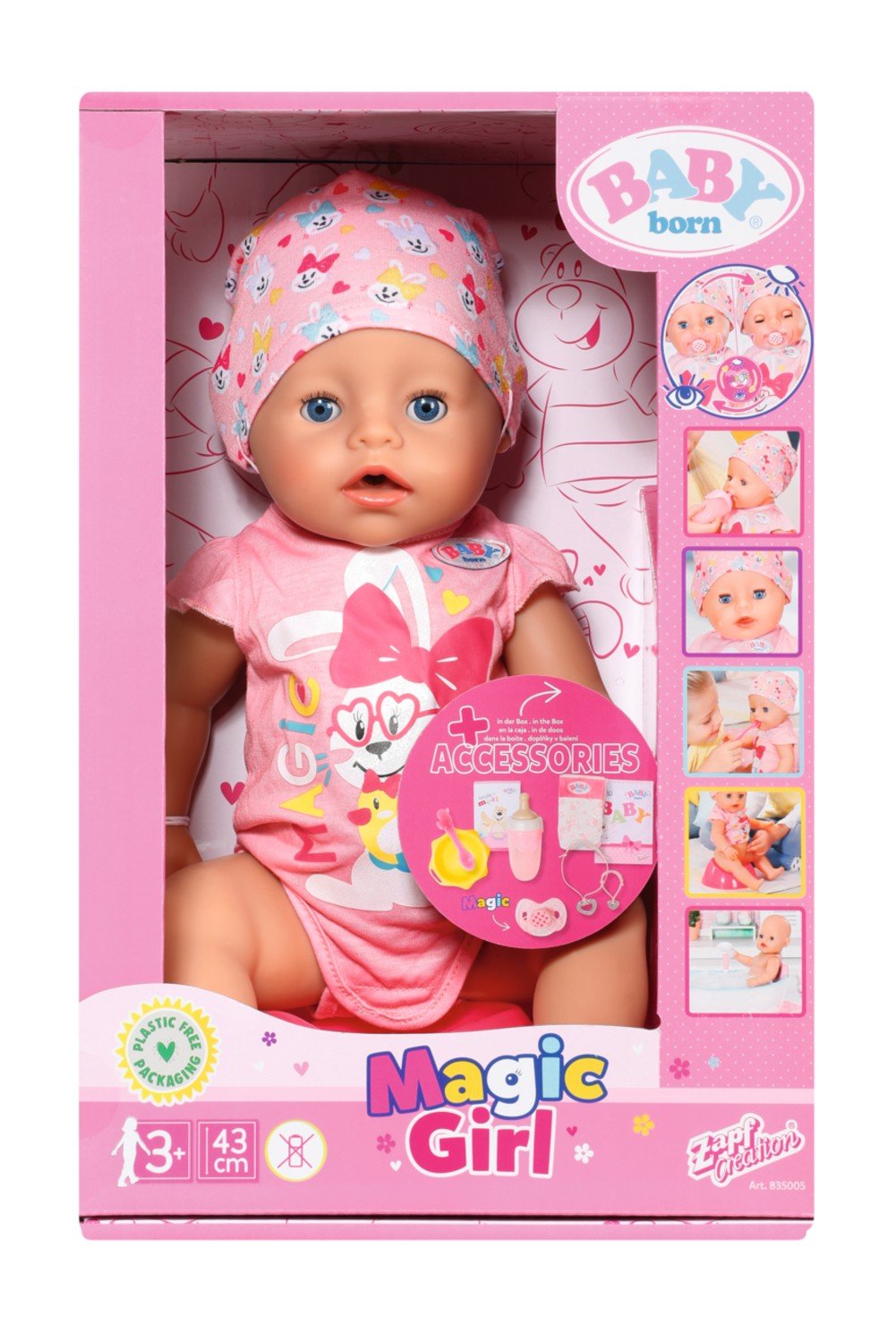 Baby Born Magic Doll Girl 43 Cm