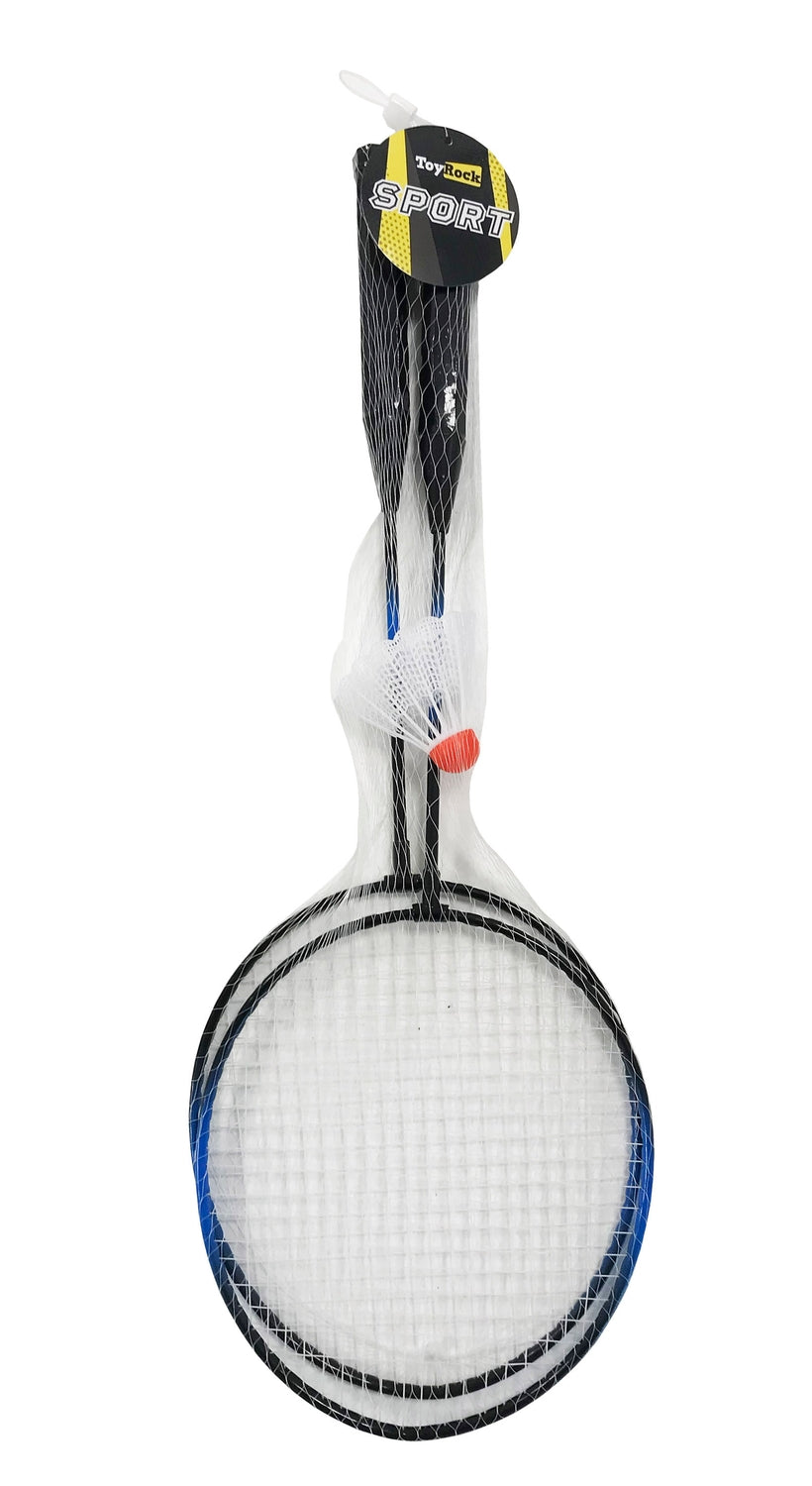 Badmintonset för två spelare med badmintonboll