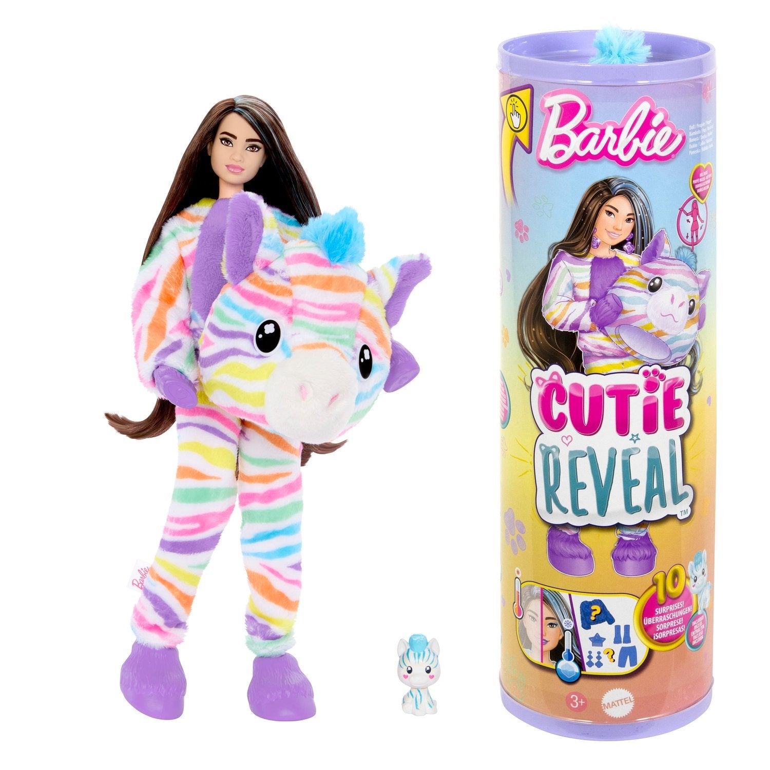 Barbie Cutie Reveal Color Dreams Zebra